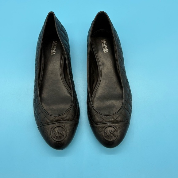 Michael Kors Black Quilted Leather Loafers Size 8M - Picture 3 of 8